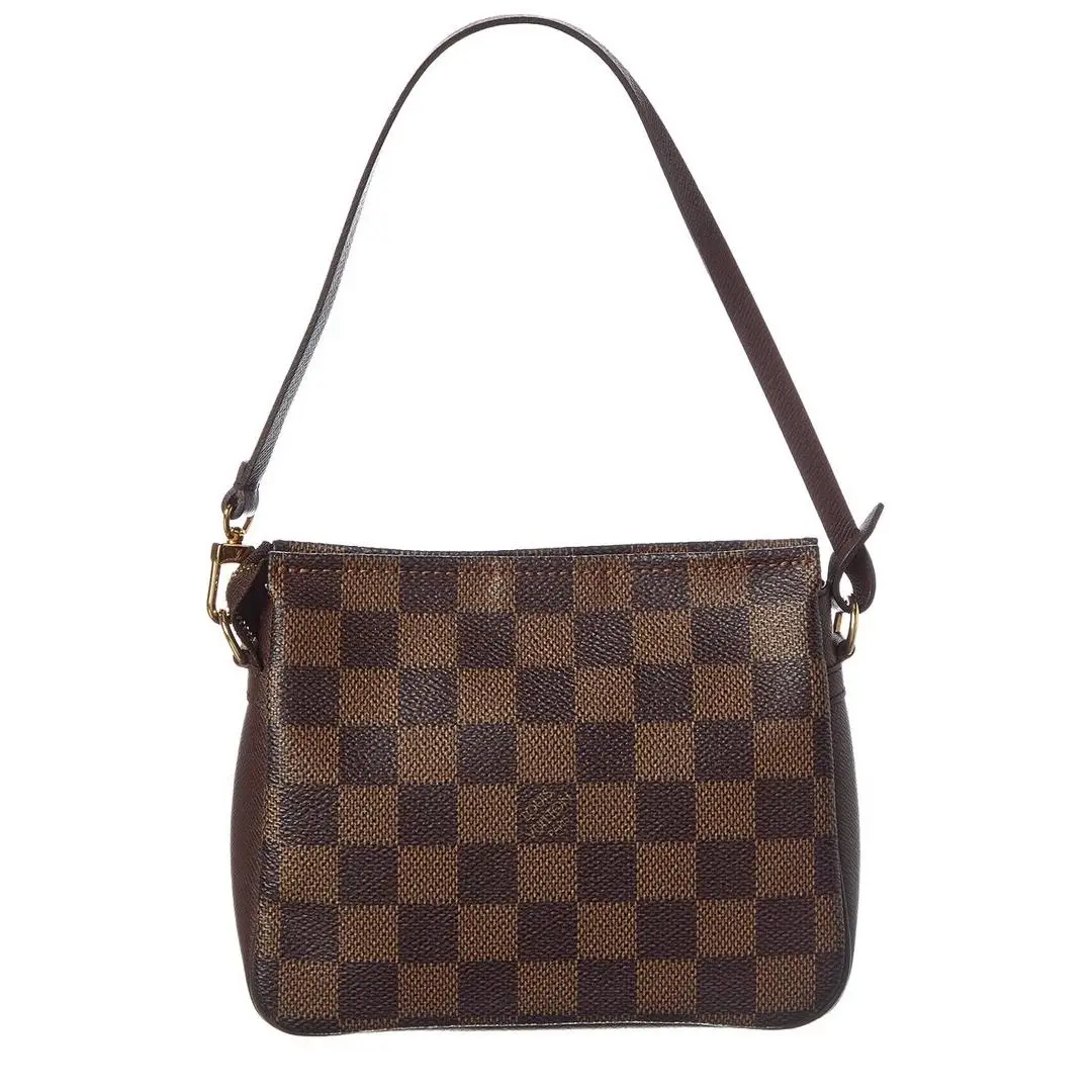 Brown Damier Ebene Coated Canvas Trousse Makeup by Louis Vuitton