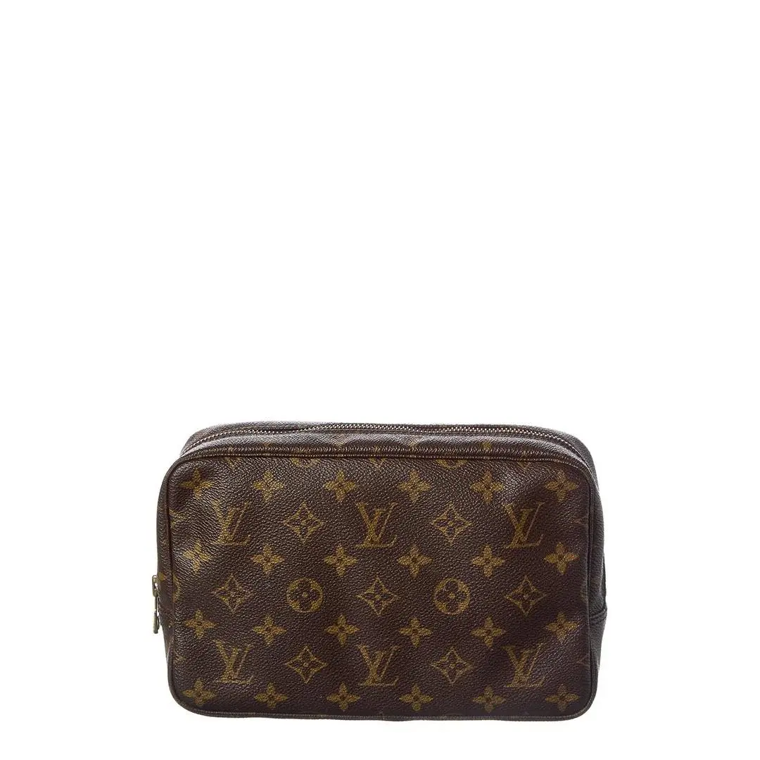 Brown Monogram Coated Canvas Trousse Toilette 23 by Louis Vuitton
