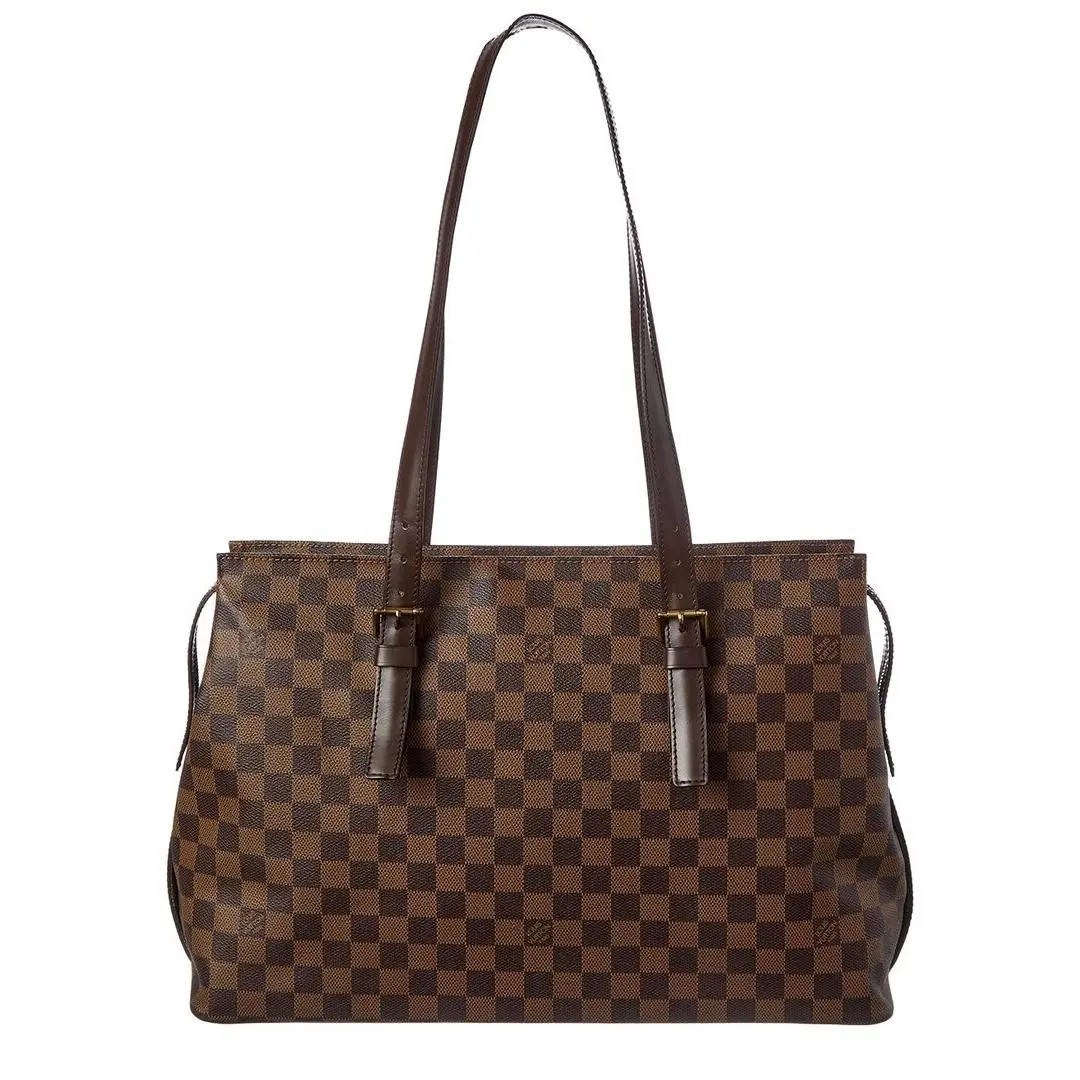 Brown Damier Ebene Coated Canvas Chelsea Pre-loved by Louis Vuitton