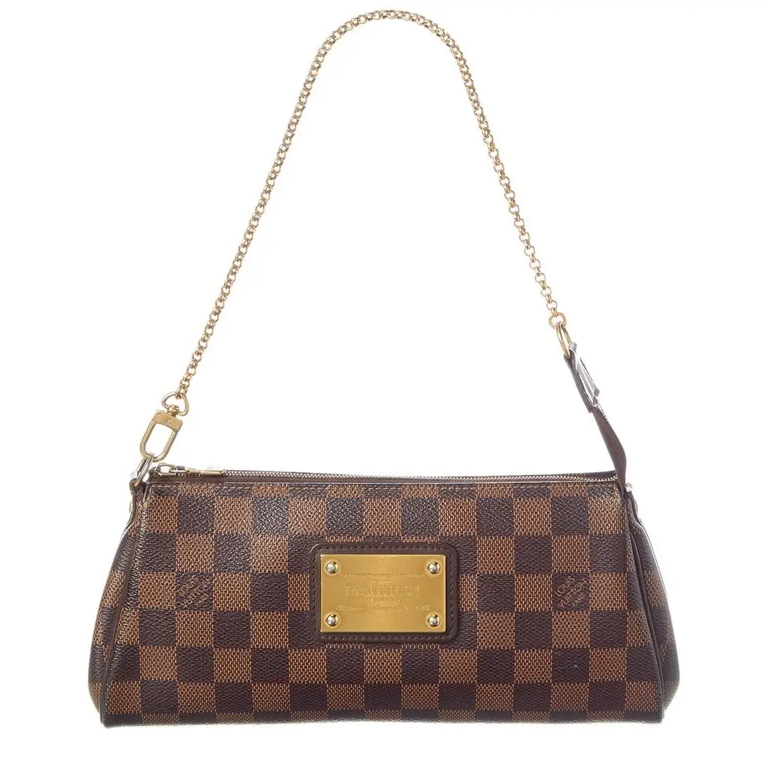 Brown Damier Ebene Canvas Eva Pre-loved Women`s by Louis Vuitton