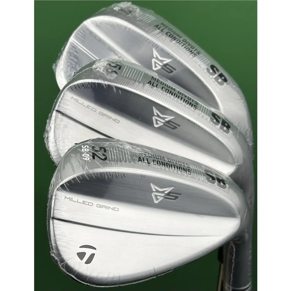 Taylormade Milled Grind 5 MG5 Wedge Set 52-09 56-12 60-10 Steel RH