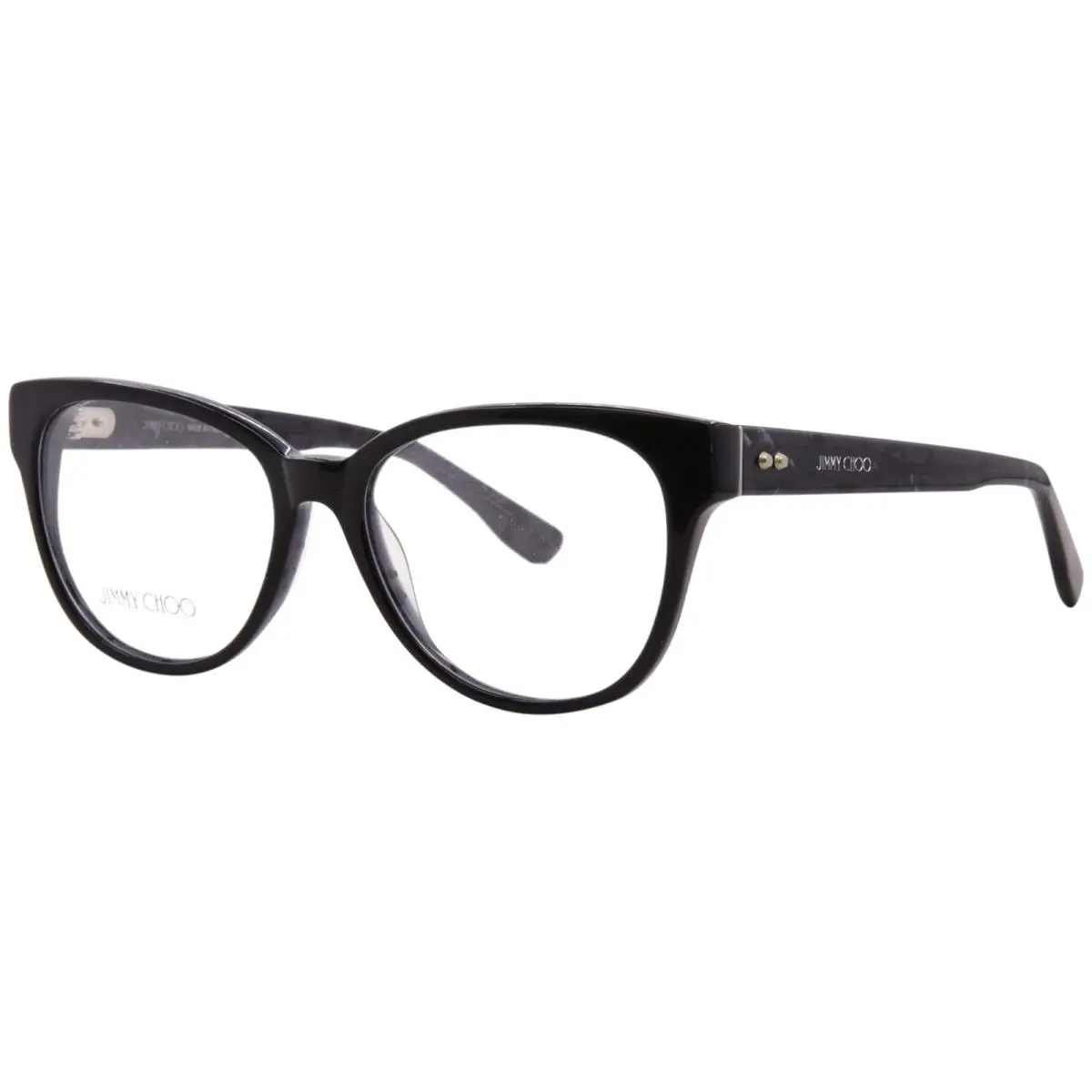 JC141 J3L Eyeglasses Frame Women`s Black Full Rim Cat Eye 51mm by Jimmy Choo