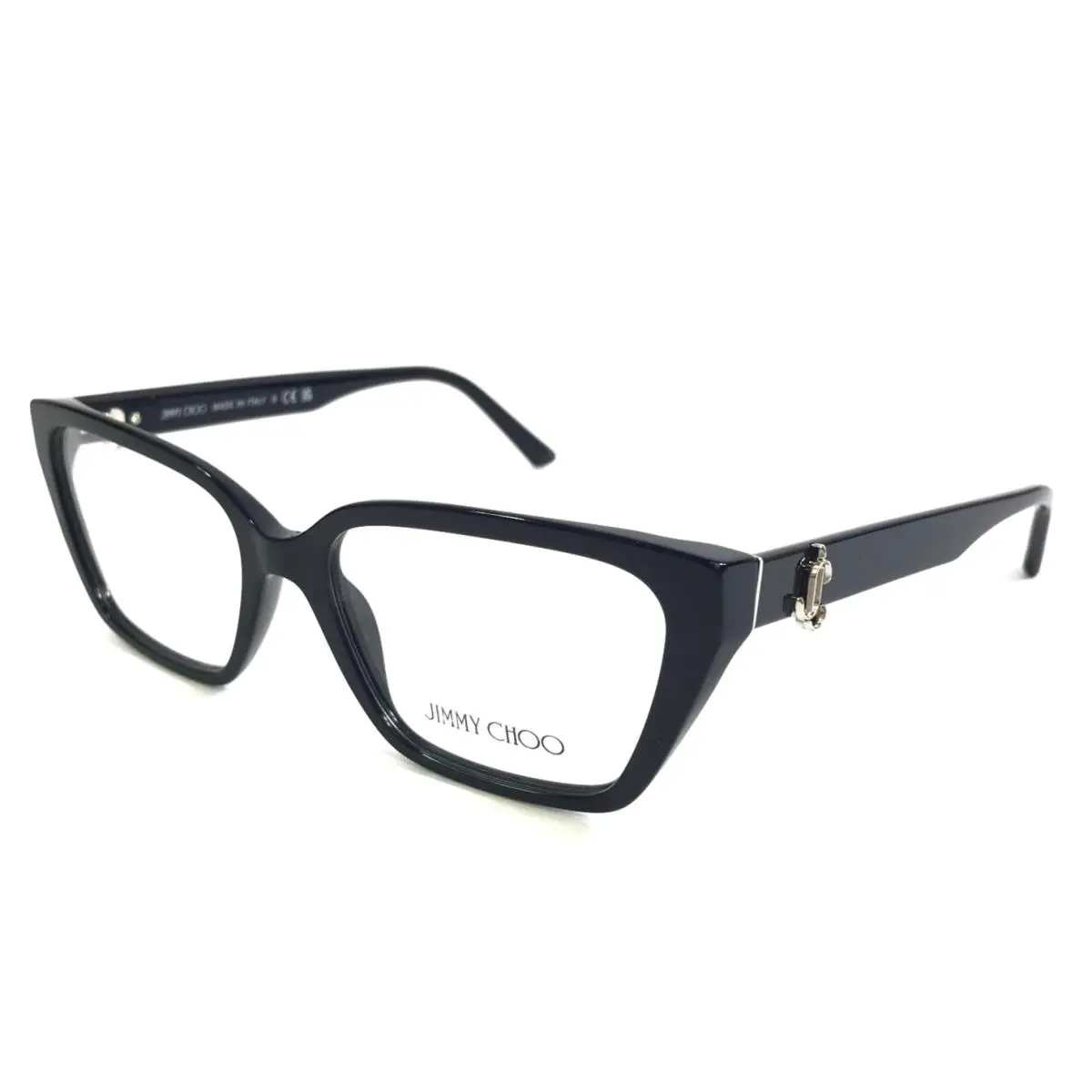Eyeglasses Frames JC3008 5016 Black Cat Eye Full Rim 53-16-140 by Jimmy Choo