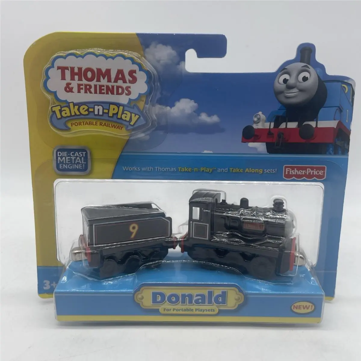 Thomas and Friends Take N Play Donald with Tender Ripped Package China