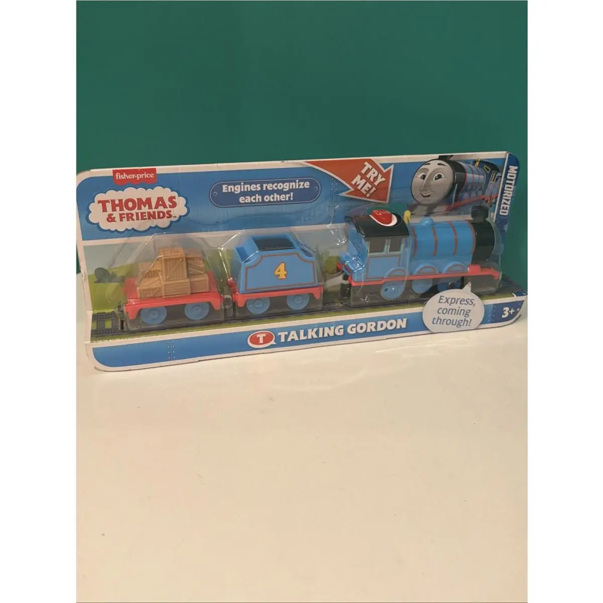 Thomas Friends Fisher Price Talking Gordon Train Engine Tender Motorized
