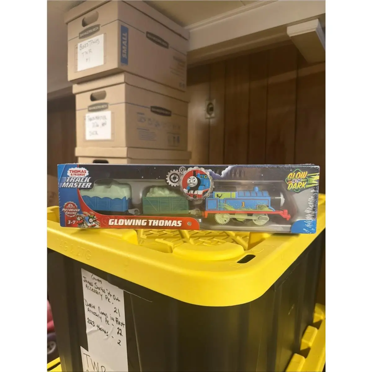 Glowing Thomas Trackmaster Thomas Friends Train Box Glow Himself