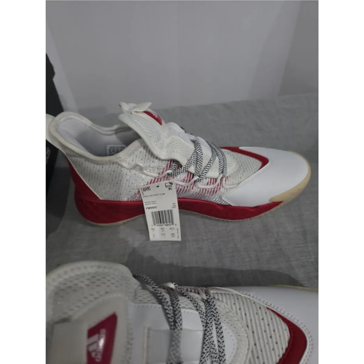 Adidas shoes - adidas Pro Boost - Pro Boost - FW9517 - White (UPC: 191532626162) 3