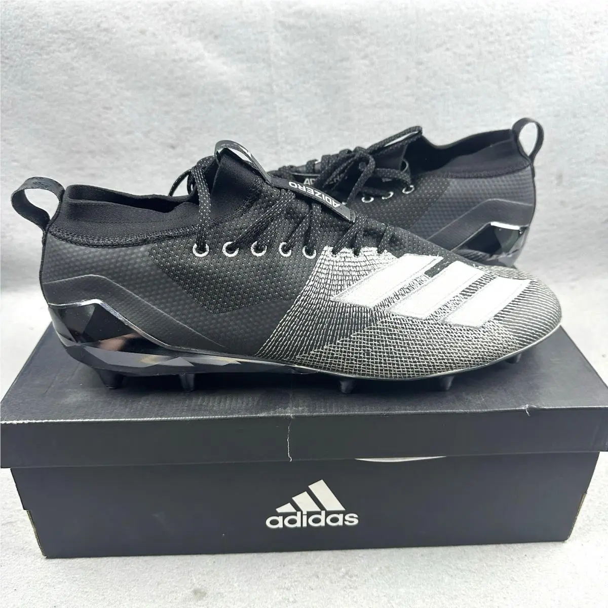 Adizero SM 8.0 N Football Cleats EG0852 Mens 16 Black White by Adidas