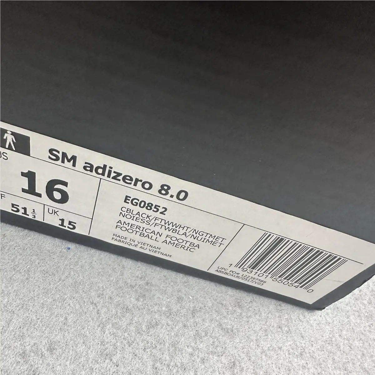 Adidas shoes - adidas adizero 8.0 - adizero - EG0852 - Black 8