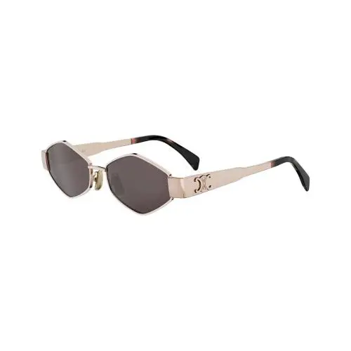 CL40254U 28A Shiny Rose Gold/smoke Sunglasses 54-16-135 by Celine