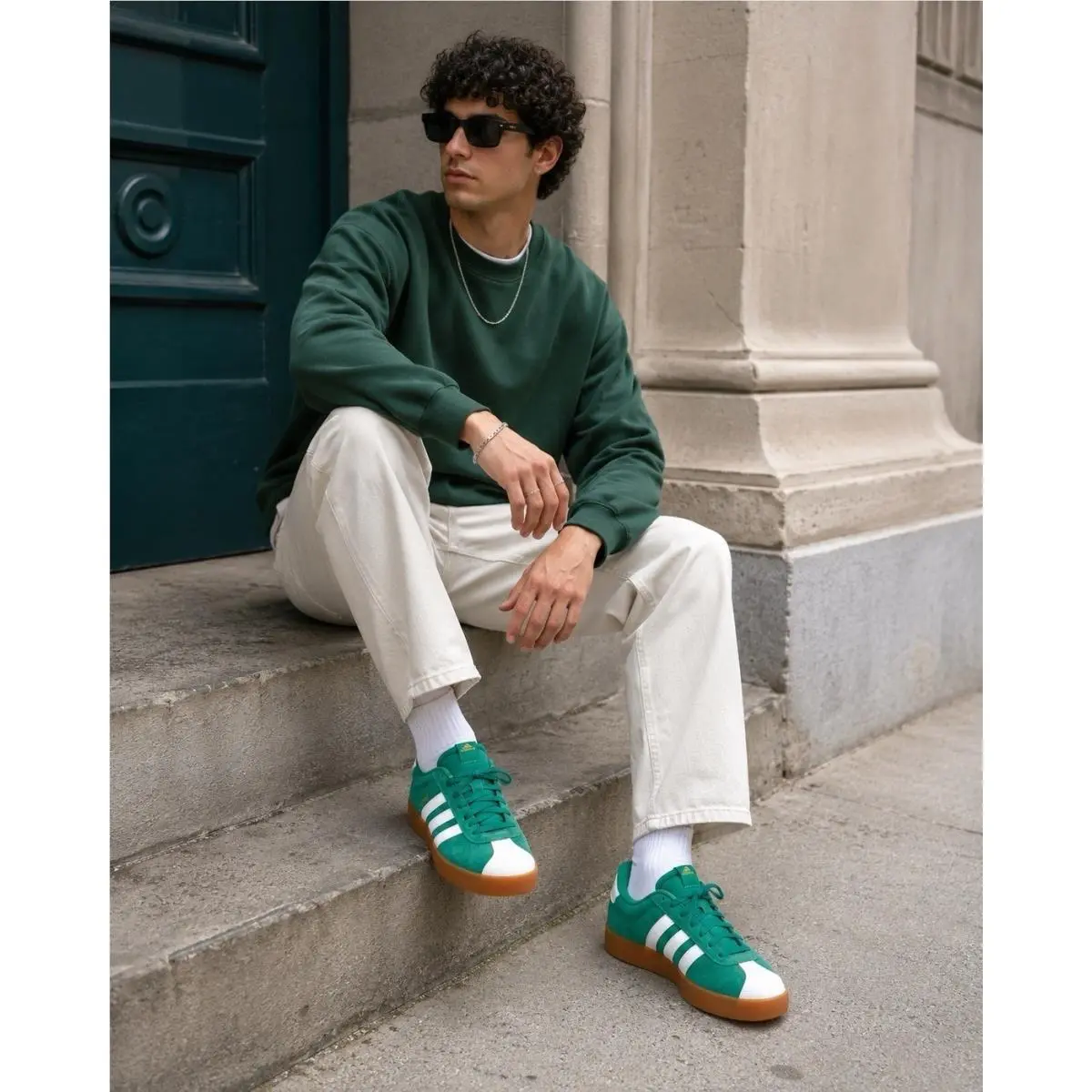 Adidas shoes - VL Court 3.0 - Court - JP5285 - Green 0
