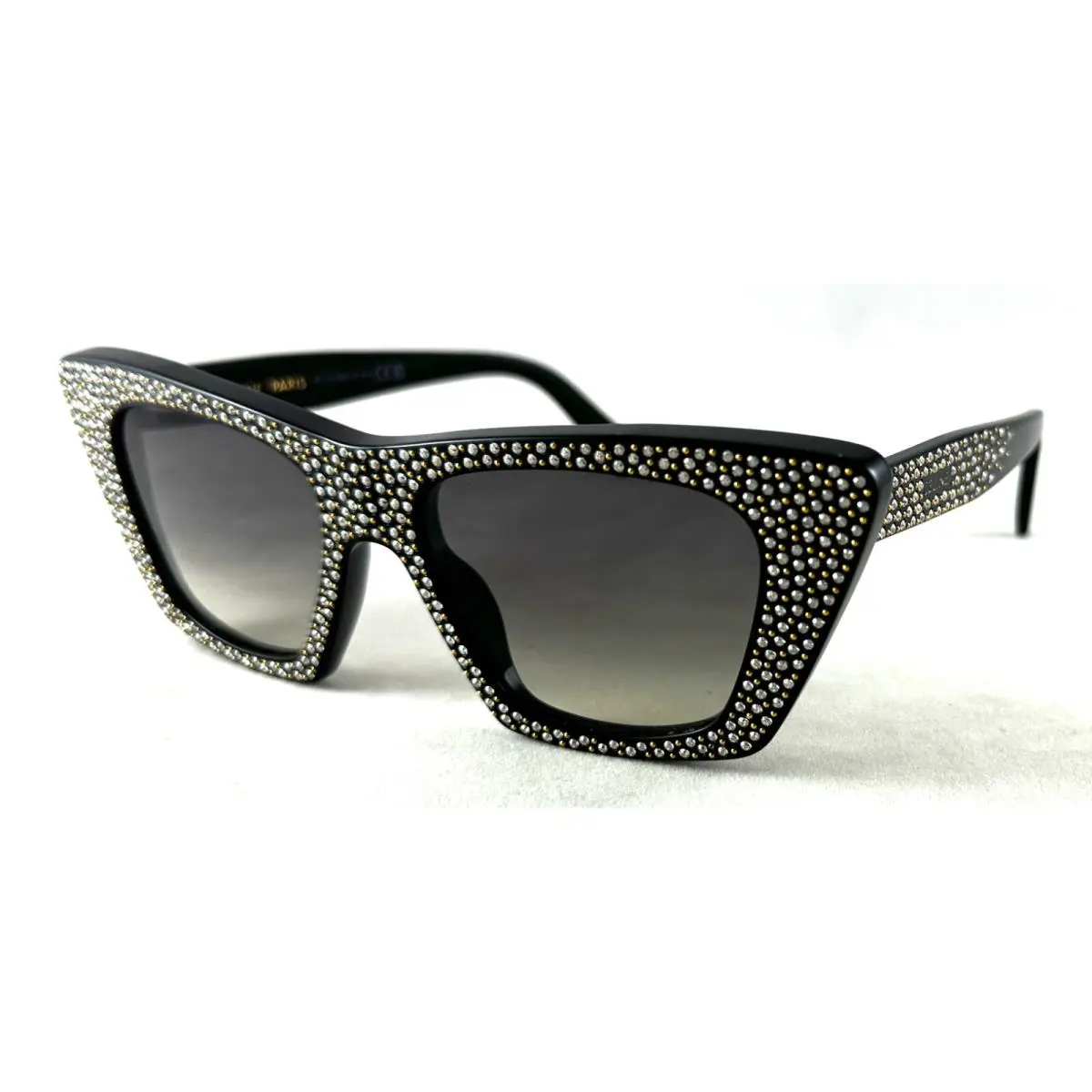 Paris CL41871S CL 41871S 01F 51-16-145 Studded Cat-eye Sunglasses by Celine
