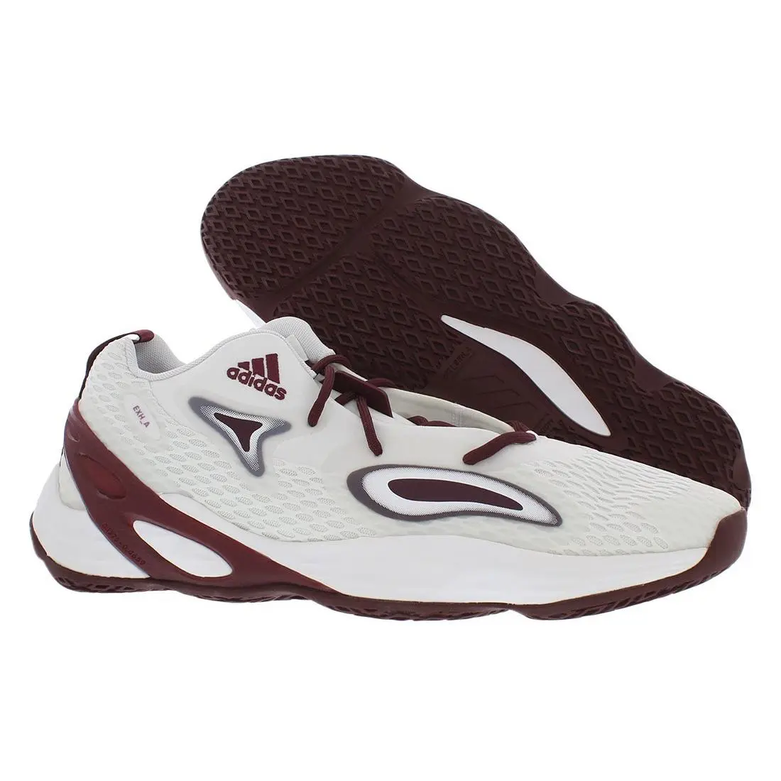 Adidas SM Exhibit A Unisex Shoes Size 14 Color: White/burgund