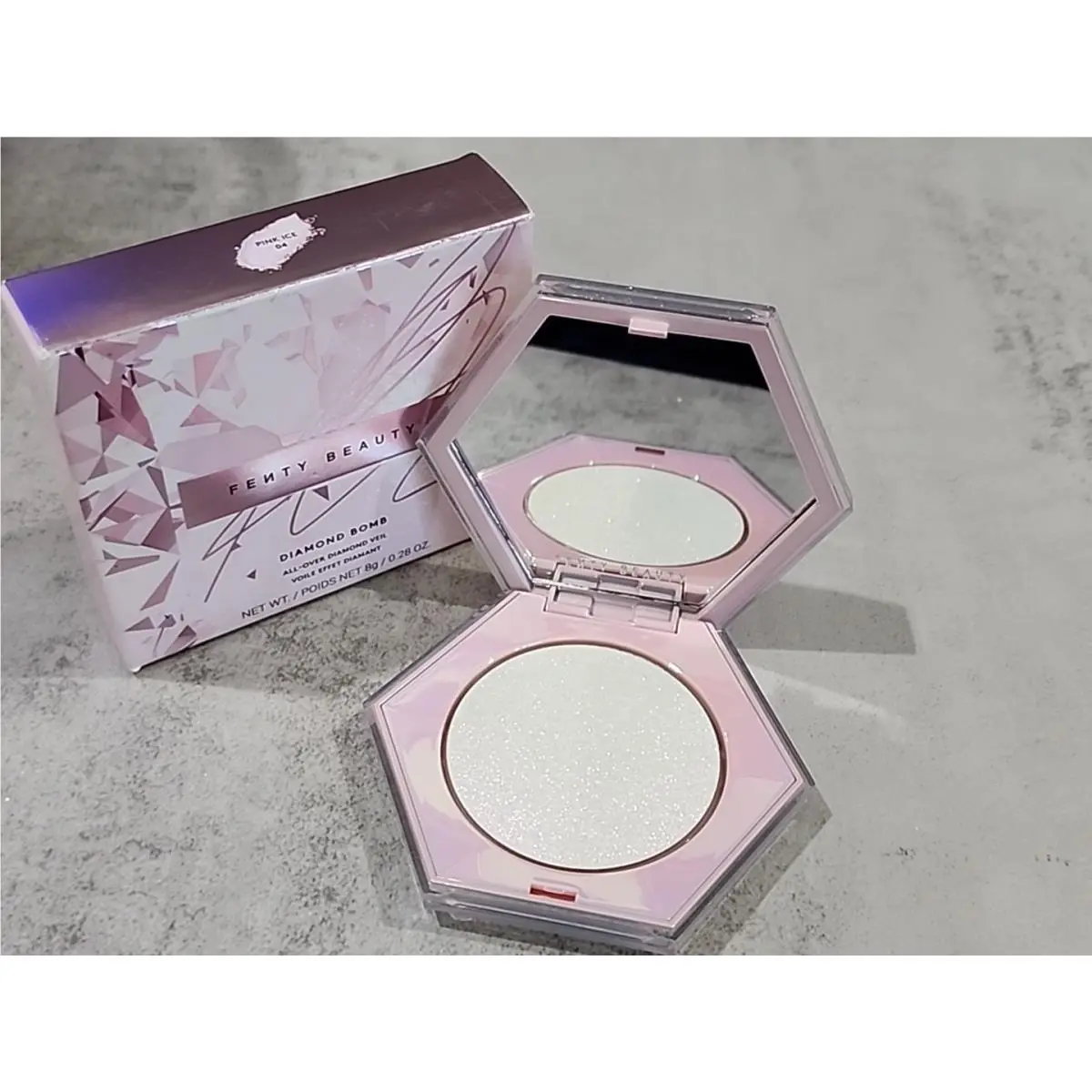 Fenty Beauty Diamond Bomb All Over Diamond Veil Pink Ice 0.28 oz RP