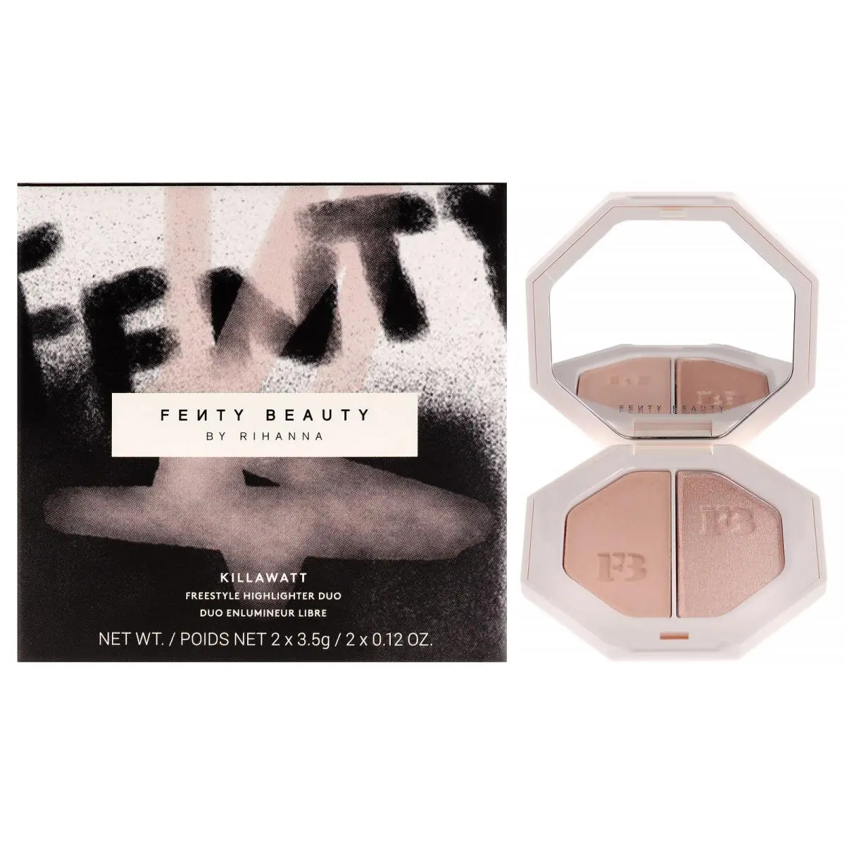 3 Pack Killawatt Highlighter Dust-fire Crystal by Fenty Beauty2 x 0.12 oz