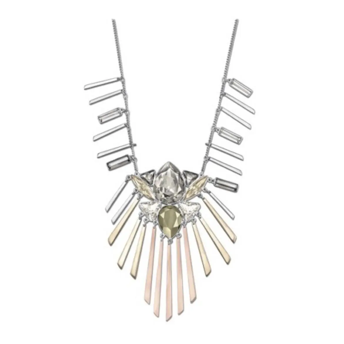Necklace Airy Strandage Dangling Fringes 5037436 Box Mixed Metal by Swarovski