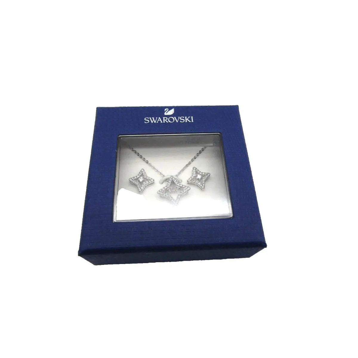 Crystal Necklace/stud Earring Set Retails For by Swarovski