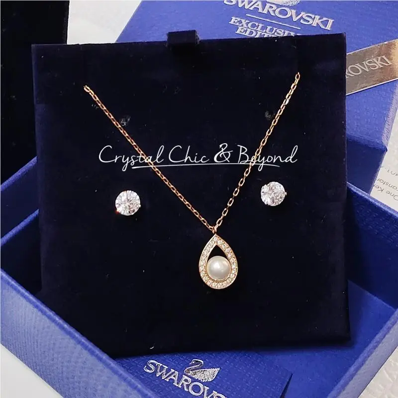 Clear Set Crystal Pearl White 5139084 by Swarovski