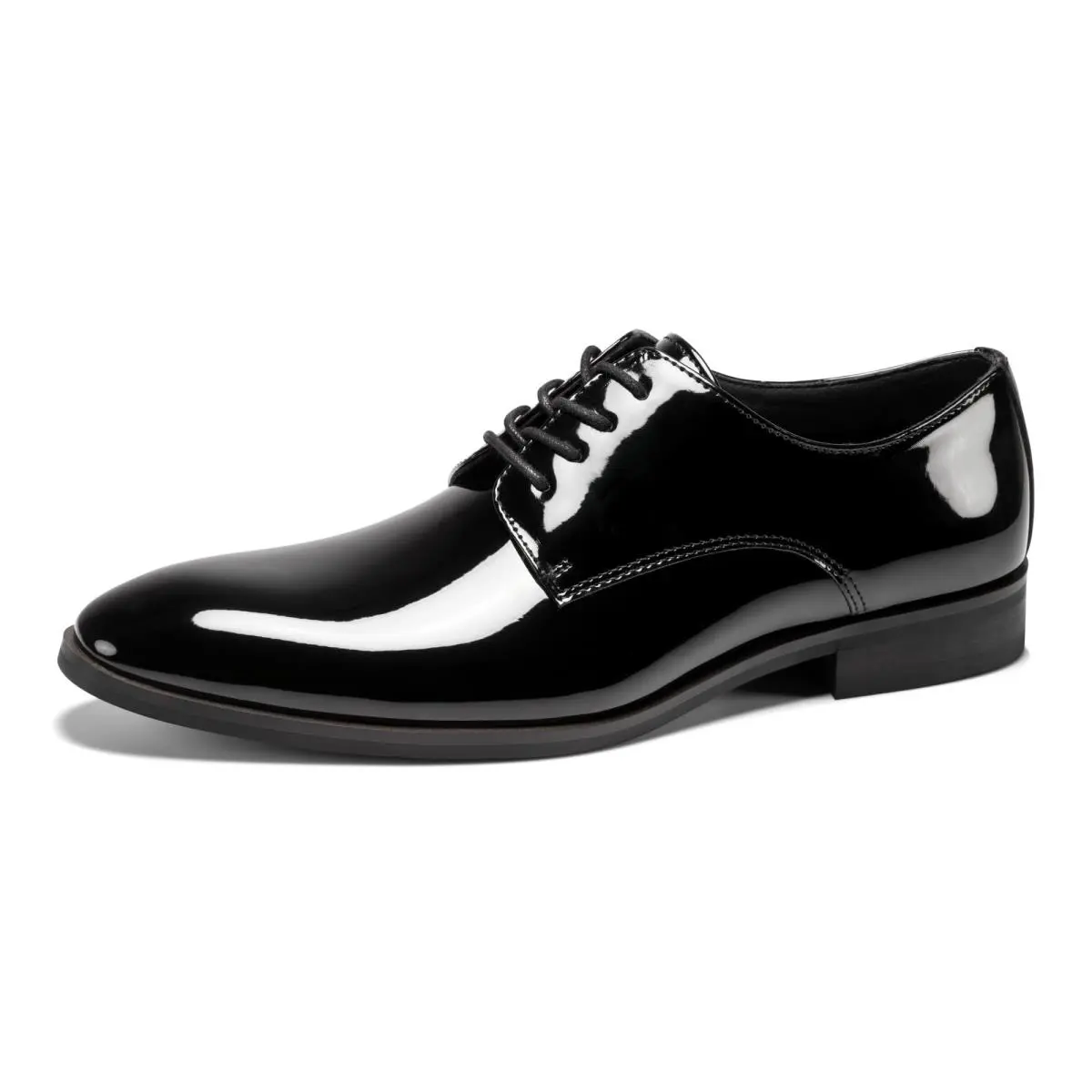 Reaction Men`s Hogart Black Patent 9.5 Medium by Kenneth Cole