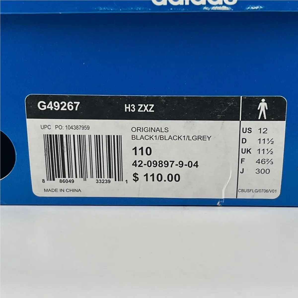 Adidas shoes - H3 ZXZ - ZXZ - G49267 - Black 8