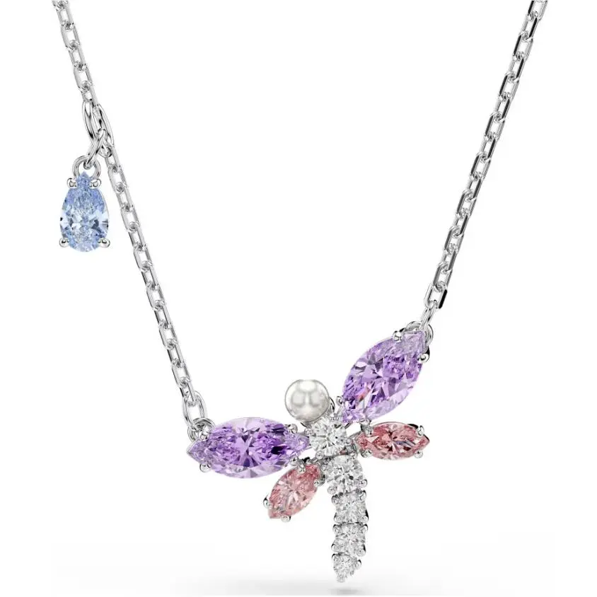 Ariana Grande Pendant Dragonfly Multicolored Rhodium Plated 5737383 by Swarovski