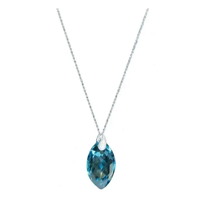 Scs 2012 Aquamarine Pendant Necklace Blue 1124108 by Swarovski
