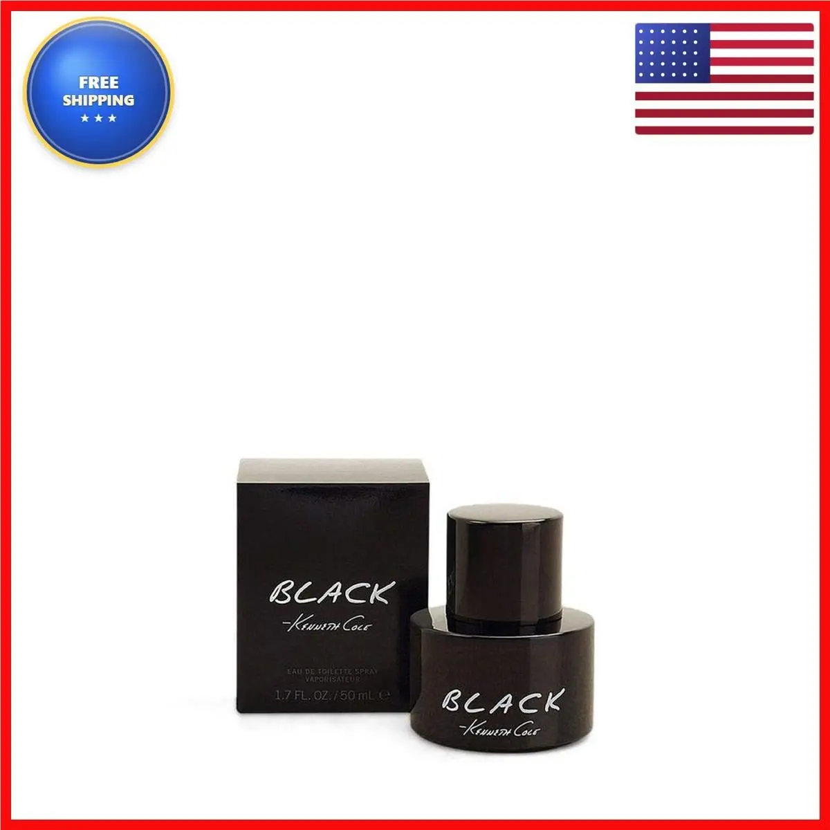 Black Eau de Toilette For Men 1.7 Fl Oz by Kenneth Cole