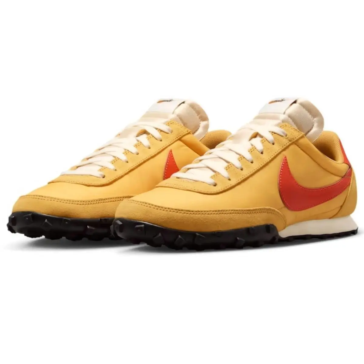 Nike shoes - Nike Waffle Racer - Waffle Racer - Yellow, Maufacturer: Wheat Gold/Beach/Black/Picante Red 27