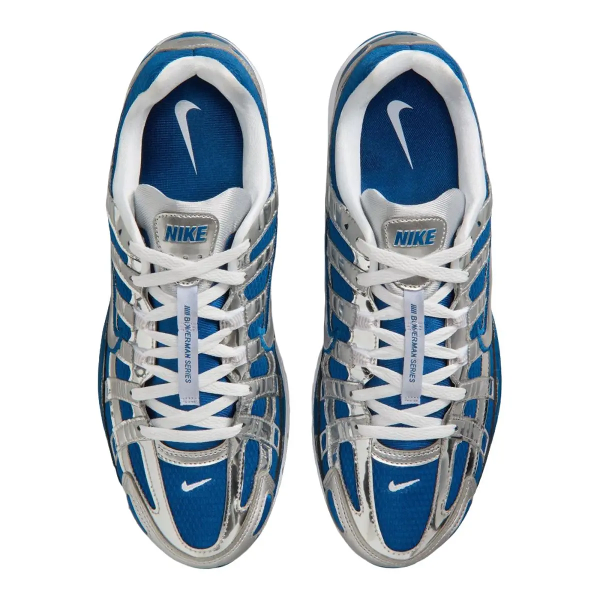 Nike shoes - Nike P-6000 - IQ9390-476 - Court Blue/Metallic Silver/White 10