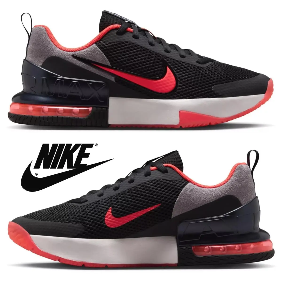 Nike shoes - Nike Air Max Alpha - Air Max Alpha - Black, Maufacturer: Black/Bright Crimson/Pencil Point 17