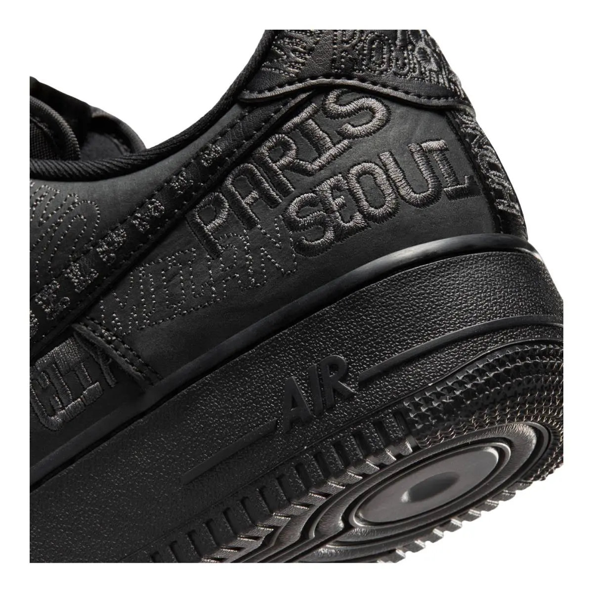 Nike shoes - NIKE Air Force 1 `07 LV8 - II1549-001 - Black/Black/Anthracite 4