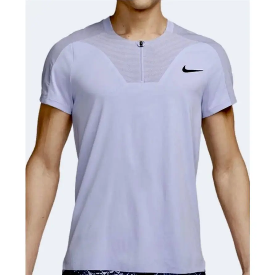 Advantage Slam Dri Fit Adv Slim Fit Oxygen Purple Tennis Polo Shirt Mens M by Nike
