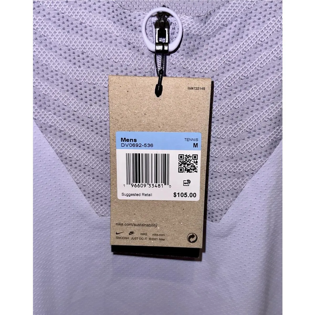 Nike clothing - Nike Advantage Slam Tennis Polo Shirt - DV0692 - Purple 4