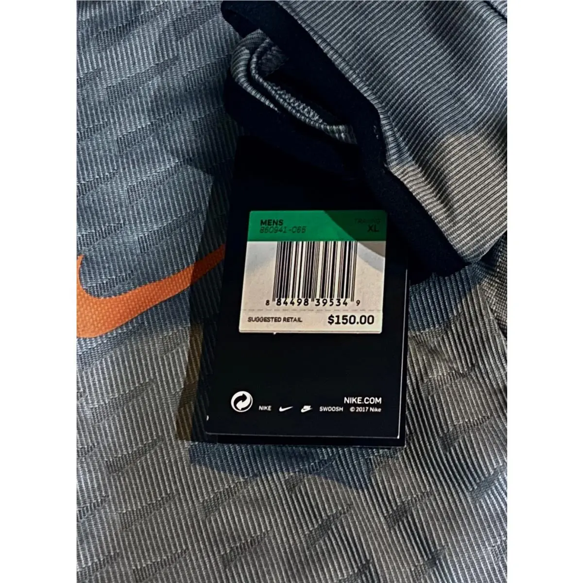 Nike clothing - NIKE Dry Mid Layer Half Zip L/S Training Top - 860941 - Gray 6