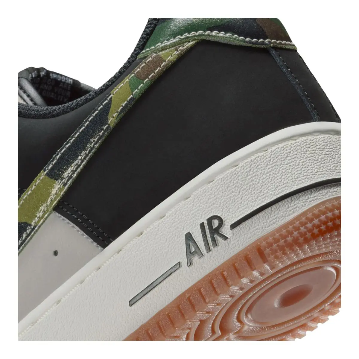 Nike shoes - Nike Air Force 1 Low - HQ1967-100 - White/Black/Gum Medium Brown/Summit White 5