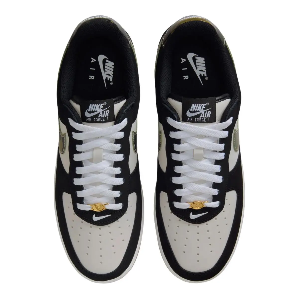 Nike shoes - Nike Air Force 1 Low - HQ1967-100 - White/Black/Gum Medium Brown/Summit White 9