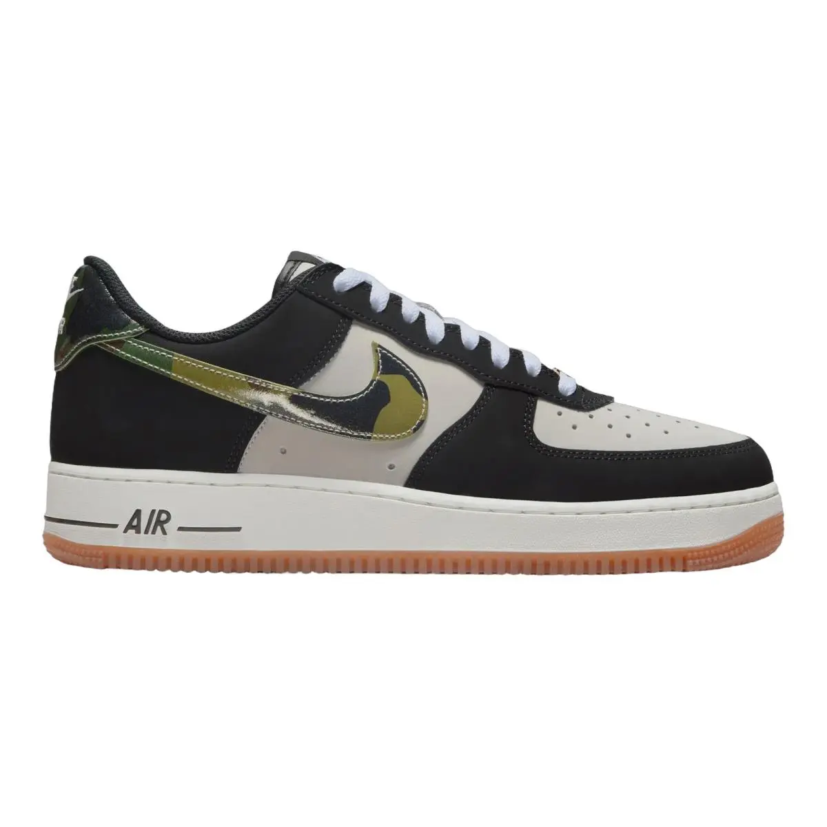 Nike shoes - Nike Air Force 1 Low - HQ1967-100 - White/Black/Gum Medium Brown/Summit White 10