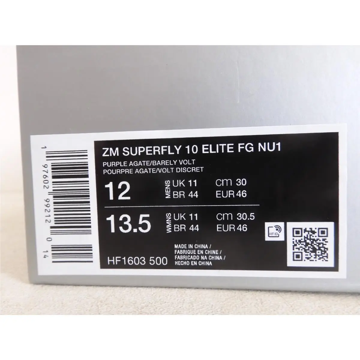 Nike shoes - Nike Zoom Mercurial Superfly 10 - HF1603-500 - Purple 16
