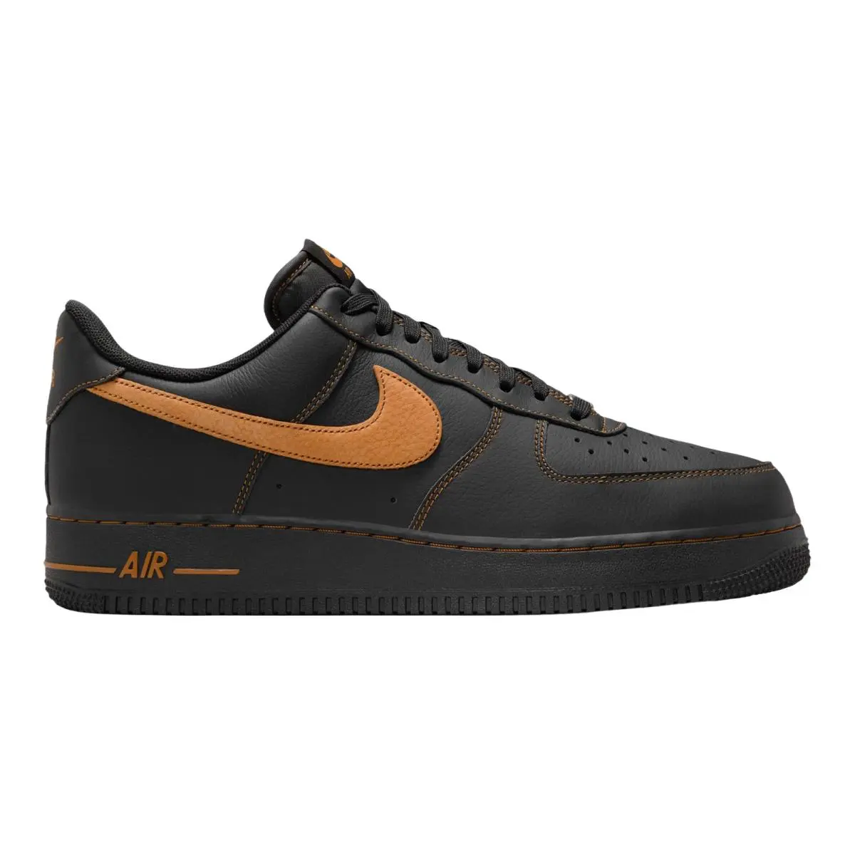 Air Force 1 Sportswear OG Casual Sneakers Mens Size 8-14 Black/Desert Ochre by Nike