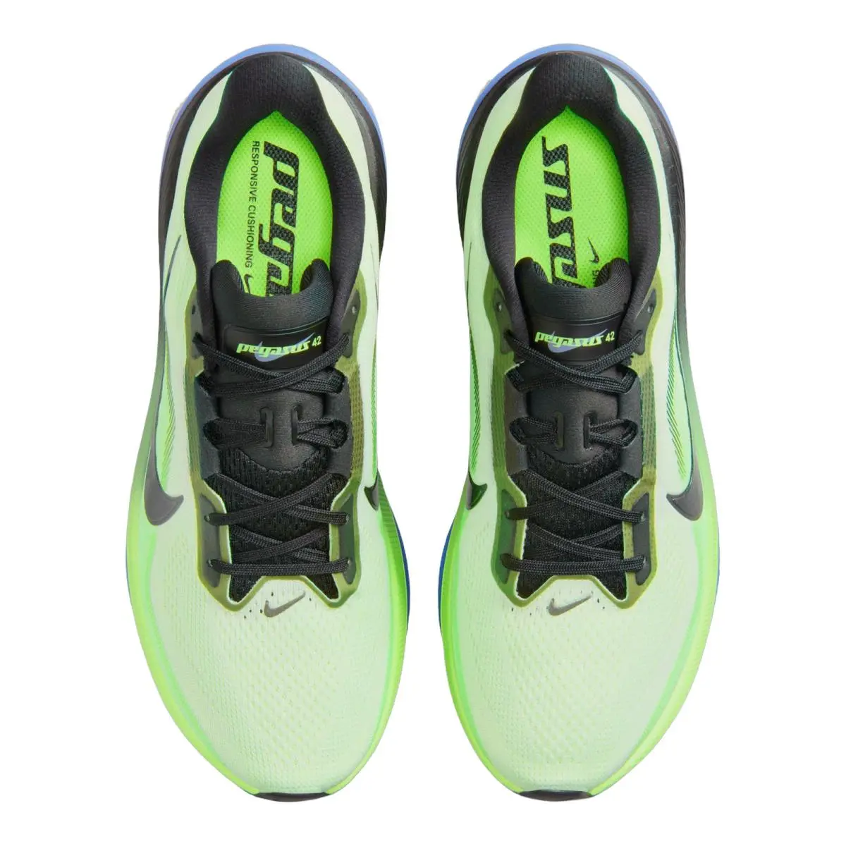 Nike shoes - NIKE Air Zoom Pegasus 42 Volt Tint Sapphire - IB1873-702 - Volt Tint/Sapphire/Lime Blast/Black Spruce 0