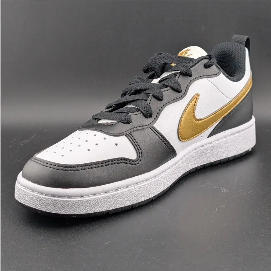 Nike shoes - Nike Court Borough Low Recraft - DV5456-008 - Black White Gold 16