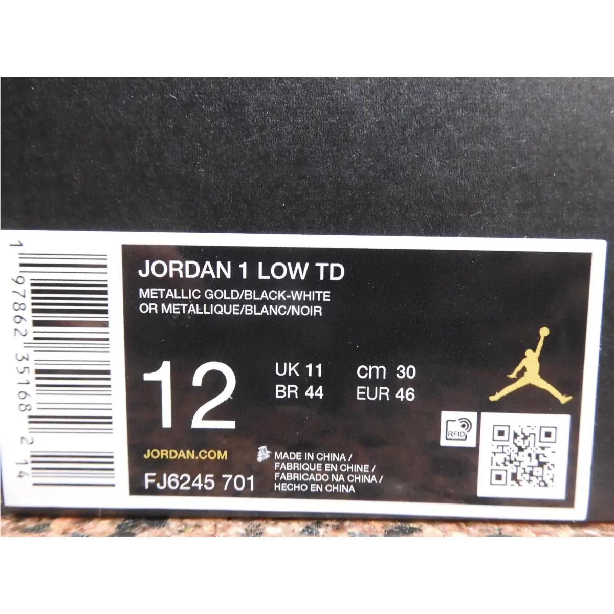 Nike shoes - Nike Air Jordan 1 - Air - FJ6245-701 - Black 8