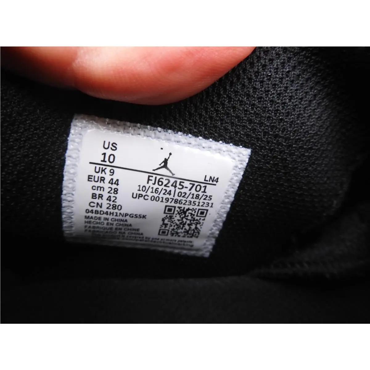 Nike shoes - Nike Air Jordan 1 - Air - FJ6245-701 - Black 17