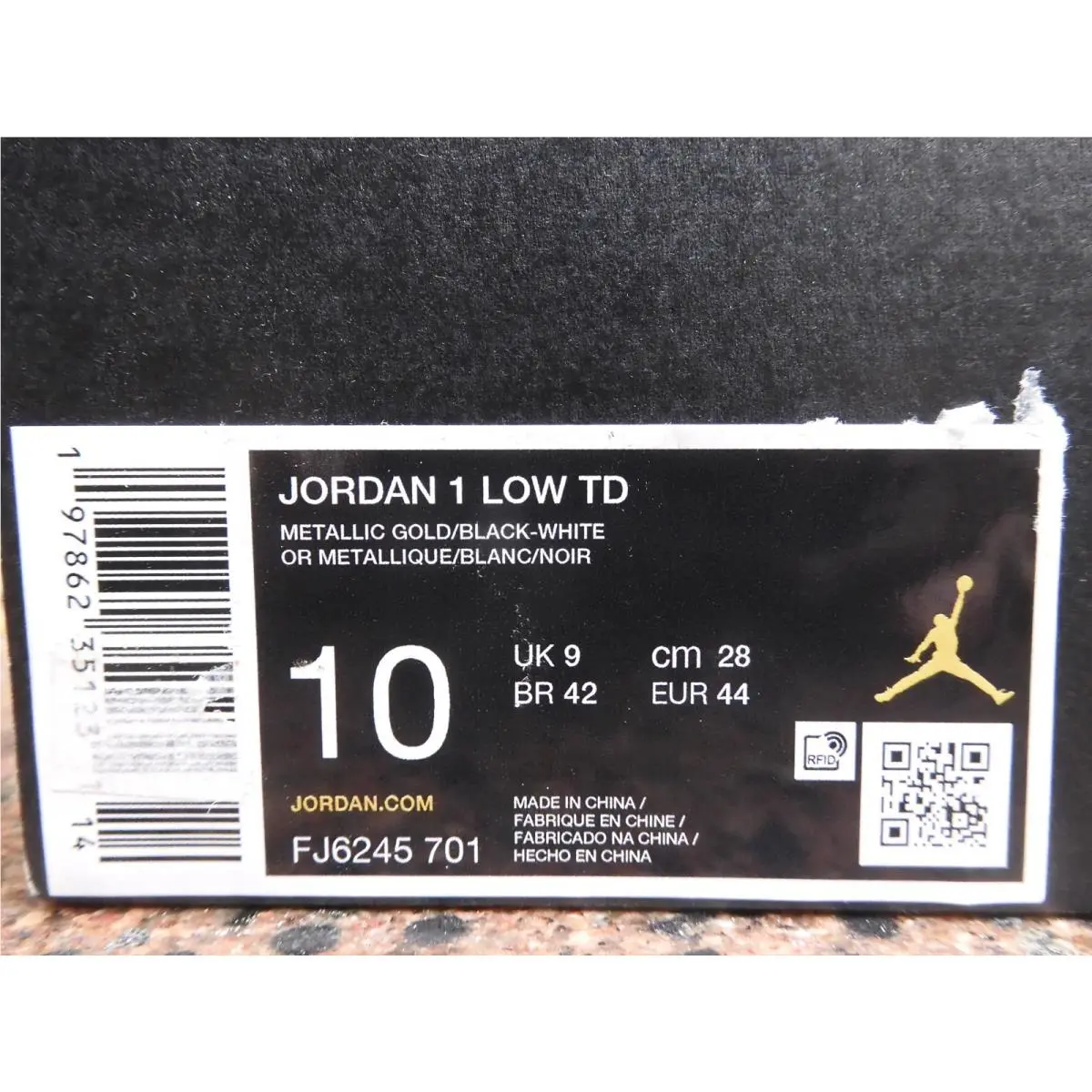 Nike shoes - Nike Air Jordan 1 - Air - FJ6245-701 - Black 18