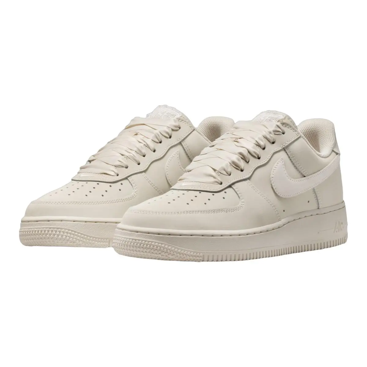 Nike shoes - NIKE Air Force 1 `07 - IR0871-100 - (Retro Premium/Suede/Satin Laces) Oatmeal/Pale Ivory/Oatmeal 0