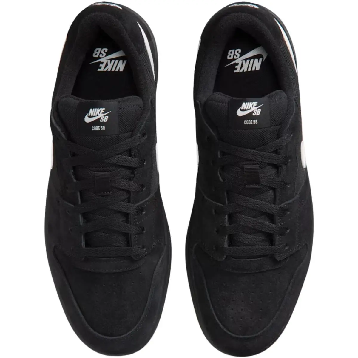 Nike shoes - Nike SB Code 58 - Code - Black/Black/Gum Light Brown/Summit White 7