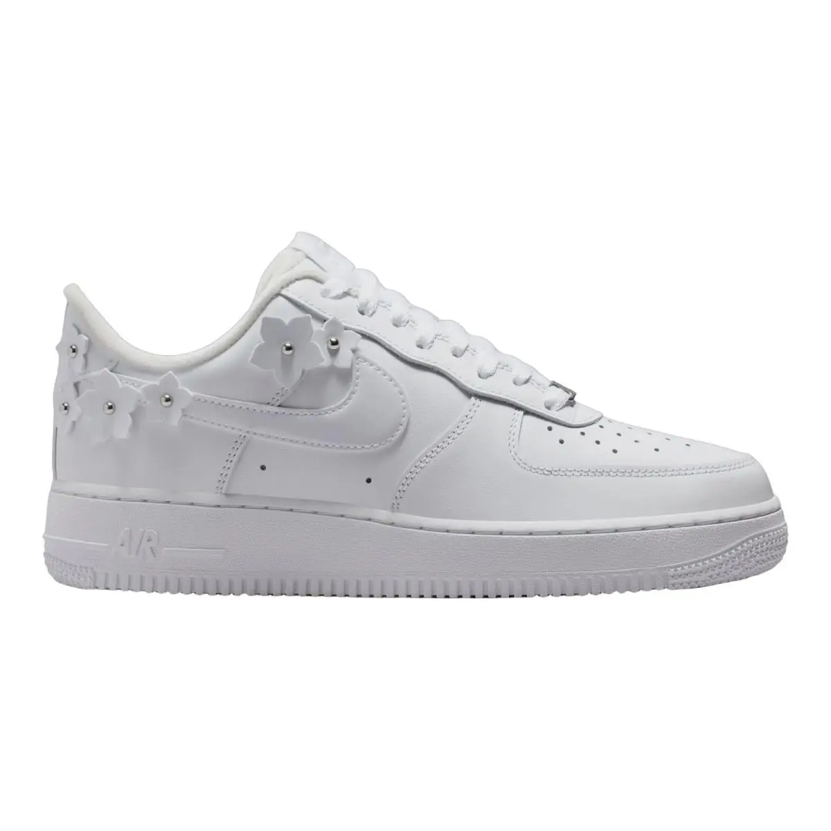 Air Force 1 `07 Florette Athletic Shoe Women White Wolf 5-11 IR8637-100 by Nike