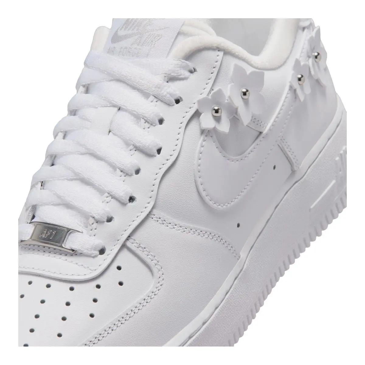 Nike shoes - NIKE Air Force 1 `07 Florette - IR8637-100 - White/Wolf Grey/Metallic Silver/White 10