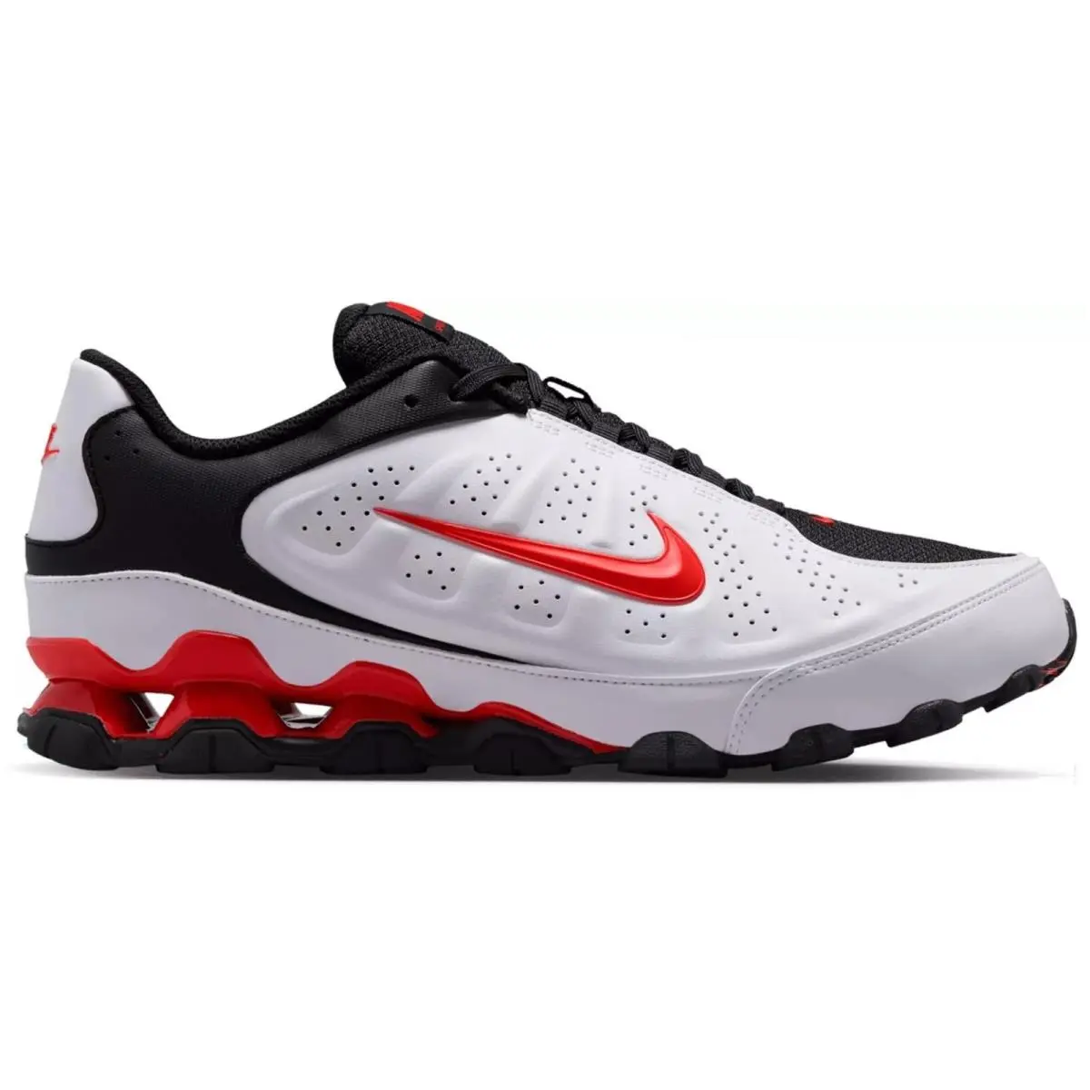 Nike shoes - Nike Reax 8 - Reax - White, Maufacturer: White/Lt Crimson/Black 7