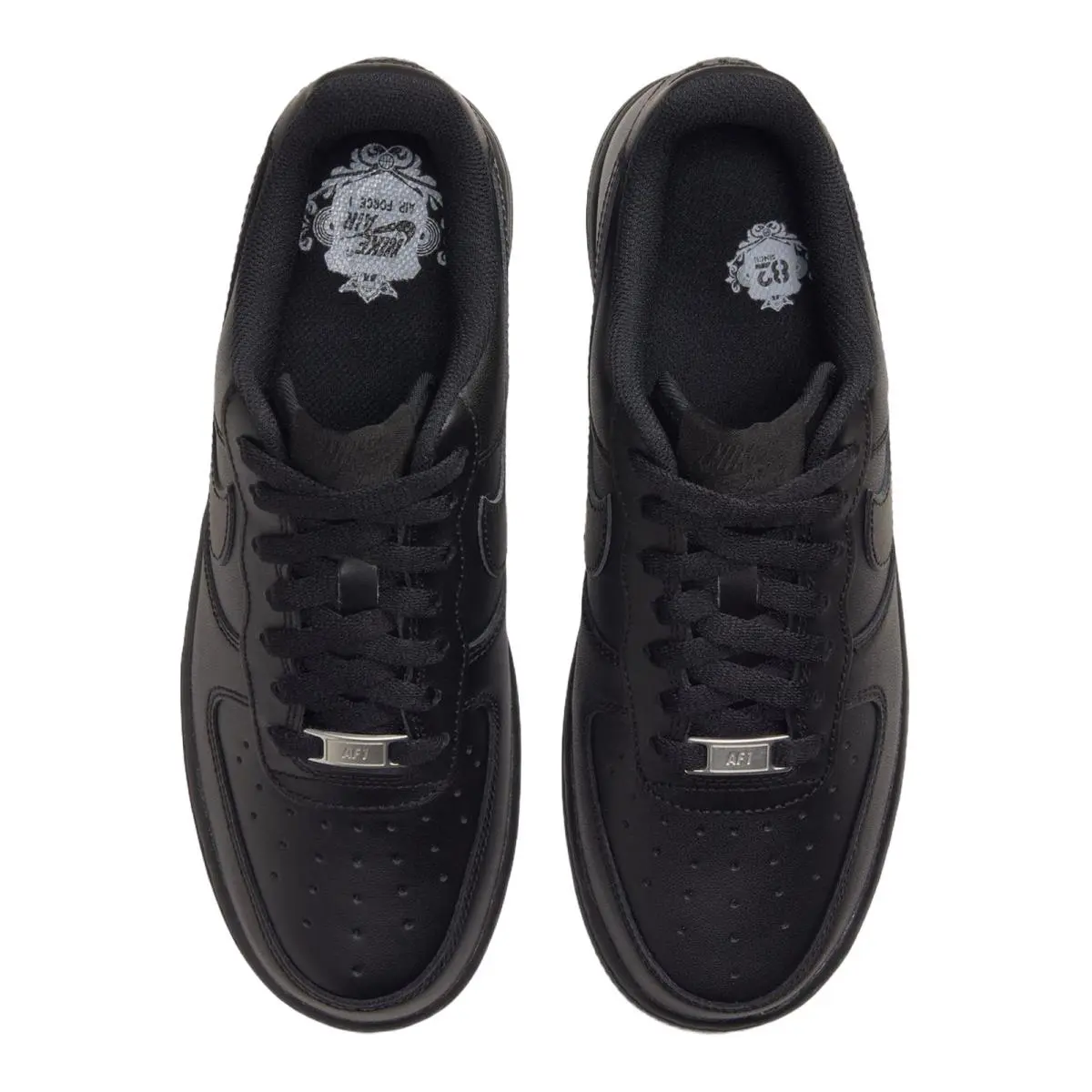Nike shoes - NIKE Air Force 1 `07 - Black/Black-Black 1